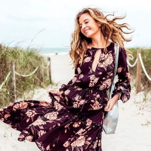 H&M × Johanna Ortiz Floral Maxi Dress Size Medium BLOGGER FAVE - Picture 8 of 16